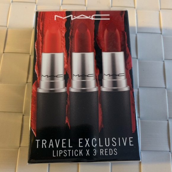 🌟LE🌟MAC Travel Exclusive Lipstick x 3 Reds - Picture 14 of 16